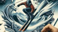 Teknik Mengerem dan Berbelok Olahraga Ski