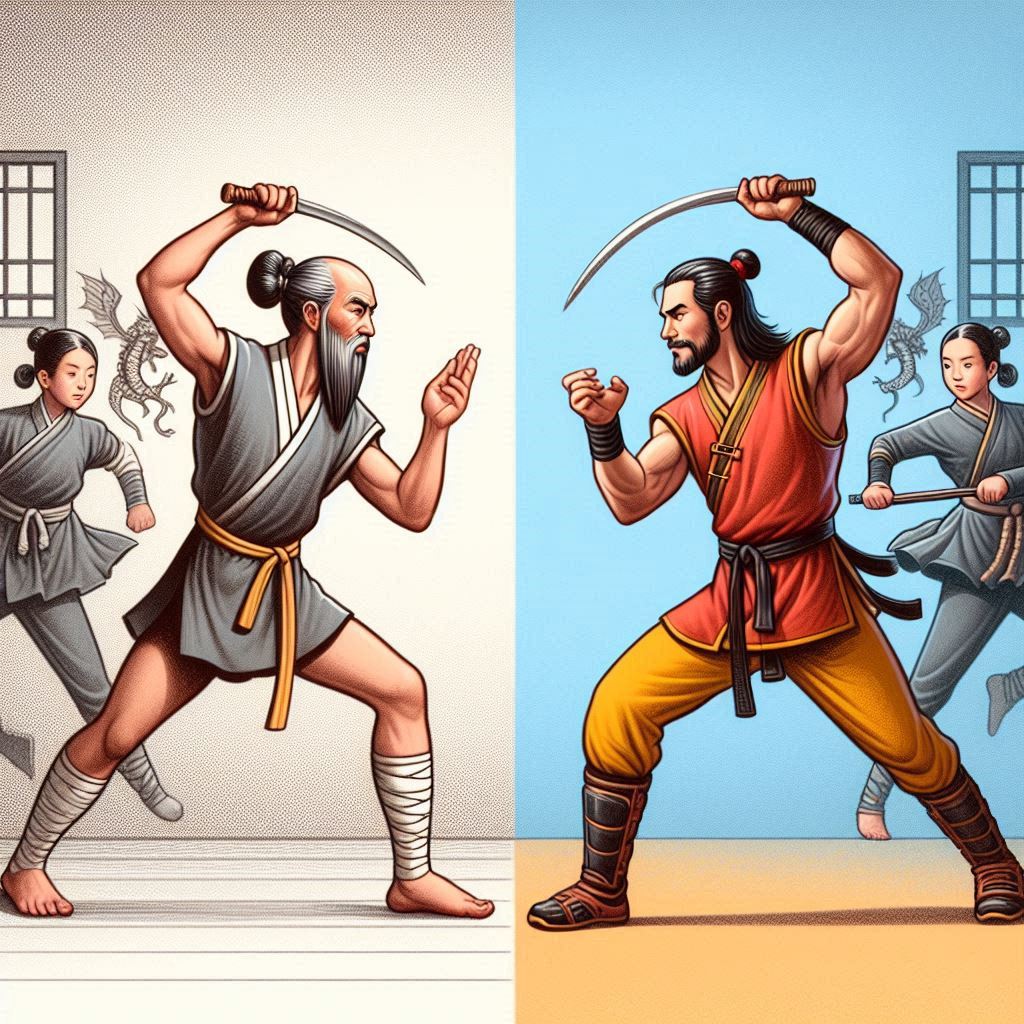 Perbandingan Wushu Tradisional & Wushu Modern secara Lengkap