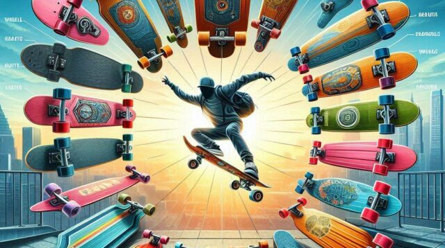 Jenis Papan Skateboard dan Komponen yang Harus Kamu Tahu