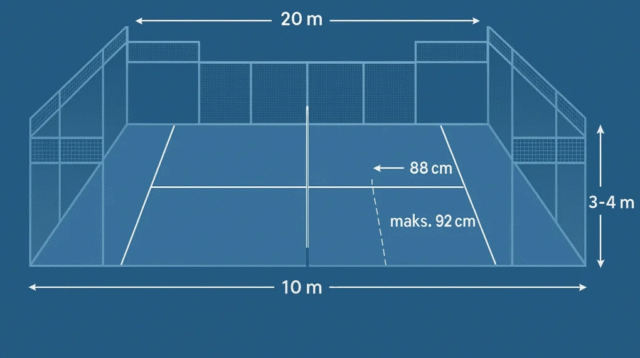 Ukuran dan Desain Lapangan Padel Standar Internasional