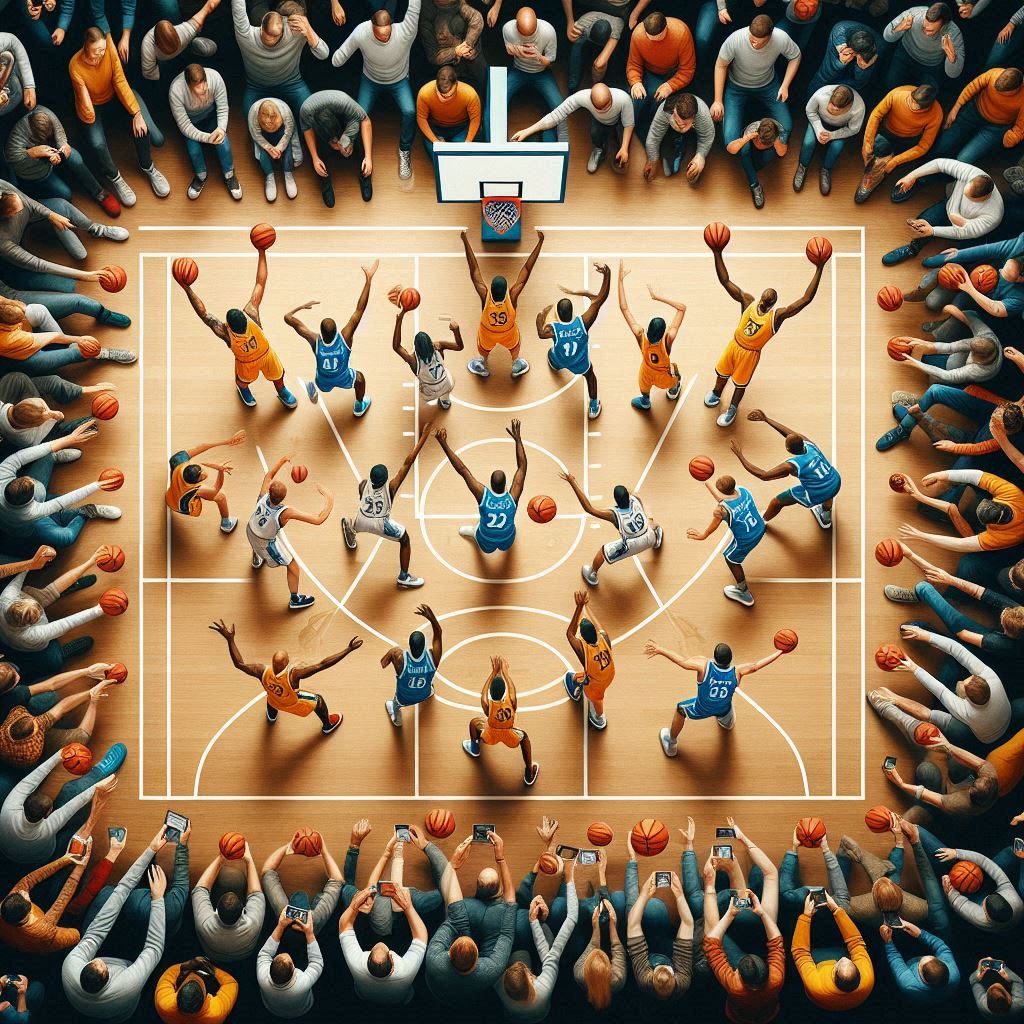 Jumlah Pemain Bola Basket & Posisi dalam Tim Inti & Cadangan