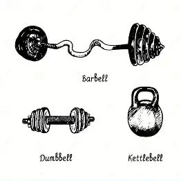 Barbell, Dumbbell, dan Kettlebell