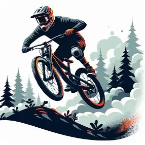 downhill